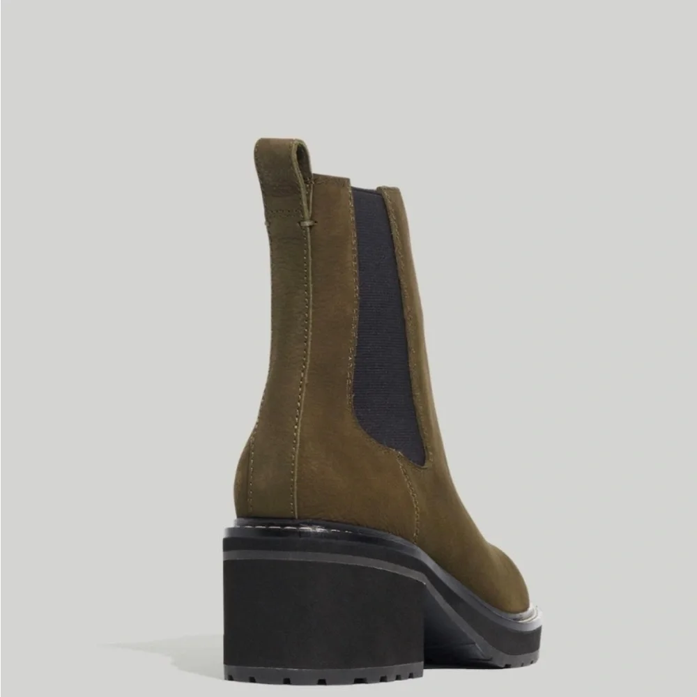Madewell The Carina Platform Chelsea Boots